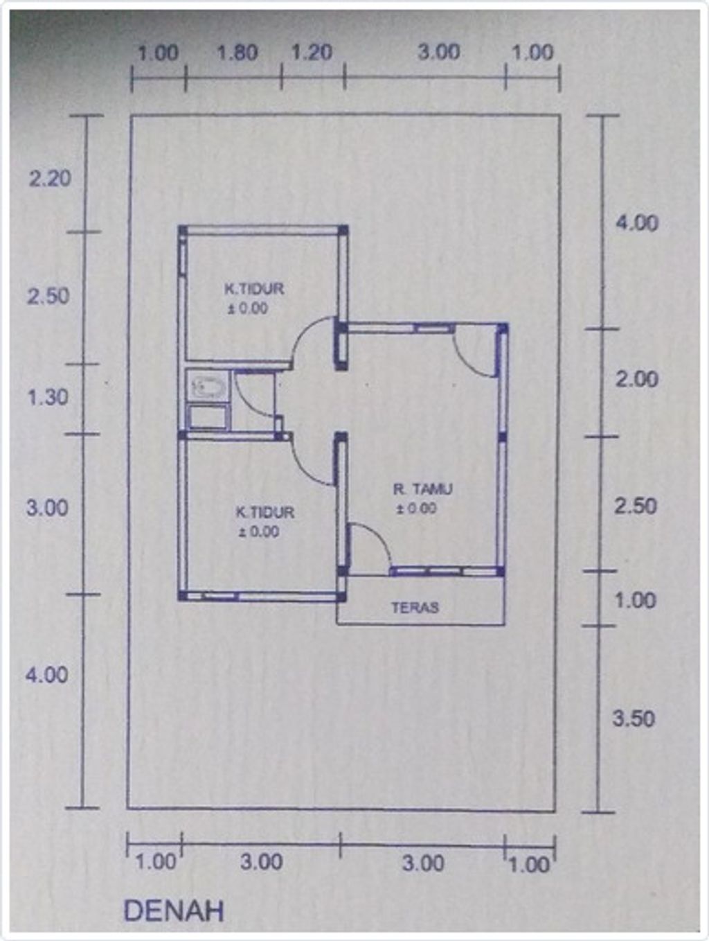 foto denah rumah tipe 36 perumahan BANGUN GRIYA SEA
