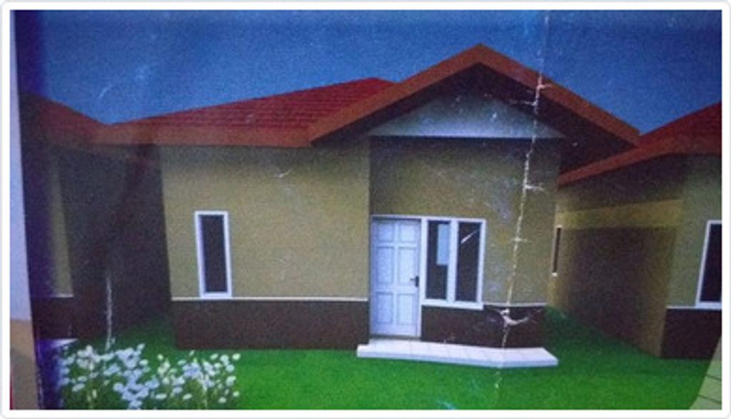 foto tampak rumah tipe 36 perumahan BANGUN GRIYA SEA