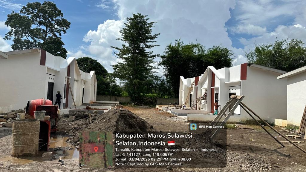 foto posisi tengah perumahan Aster Regency 3
