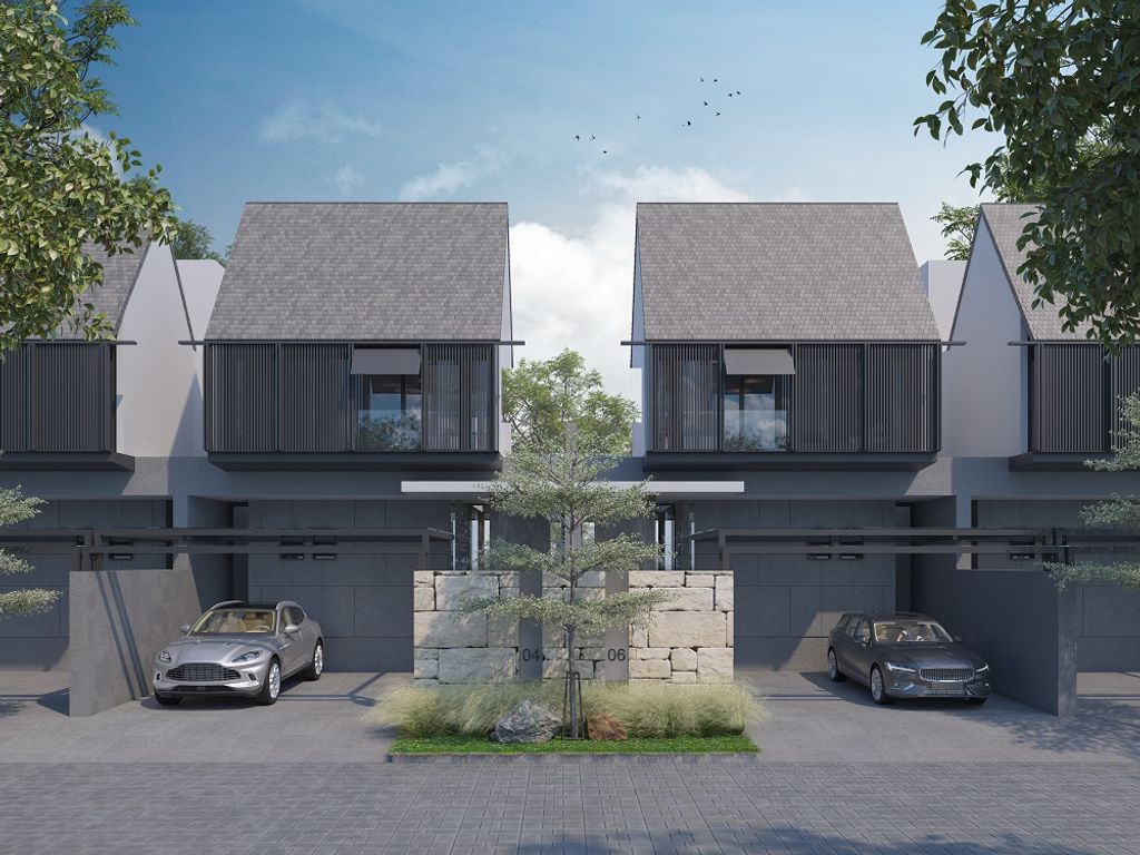 foto tampak rumah tipe SONOMA SO 8.0 ATTIC perumahan Dian Istana Le Isole