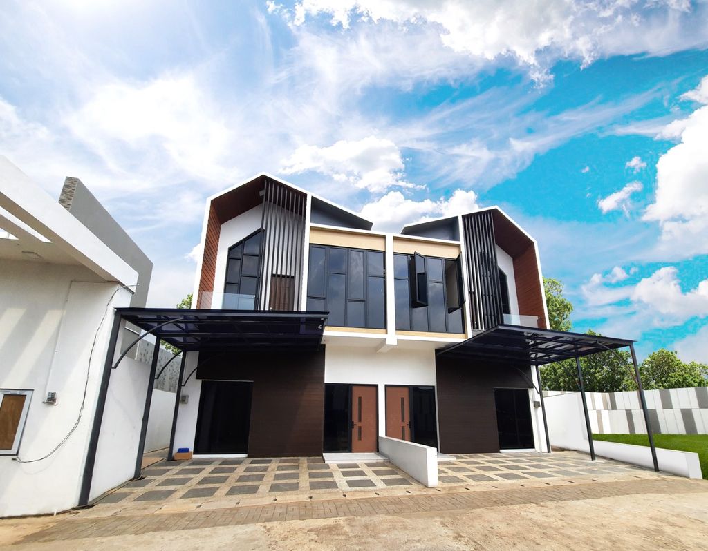 foto contoh rumah perumahan Alpha Townhouse