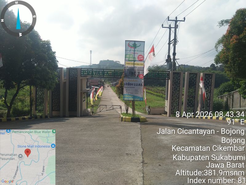 foto gerbang perumahan PRATAMA INDAH RESIDENCE