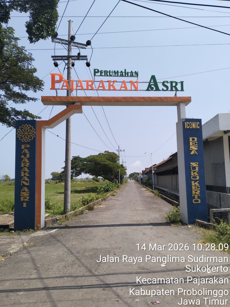 foto gerbang perumahan PAJARAKAN ASRI