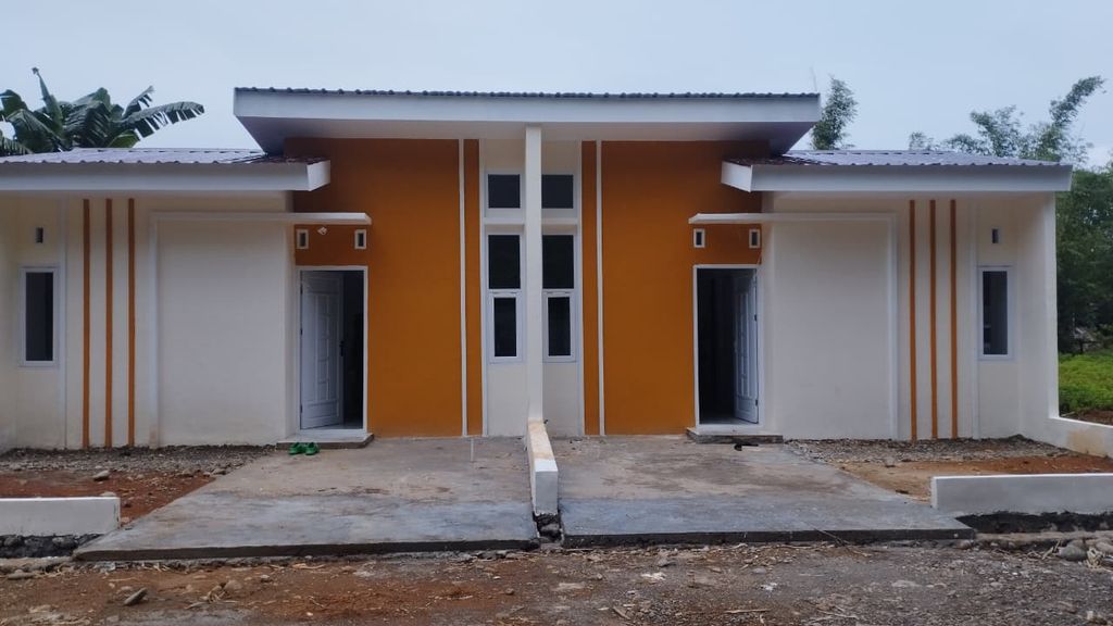 foto tampak rumah tipe 36 perumahan FAFA LAND