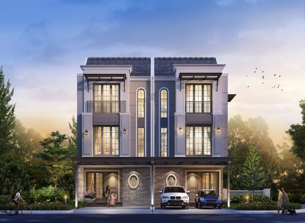 foto tampak rumah tipe 90/146 BPK/25 perumahan BUKIT PODOMORO JAKARTA