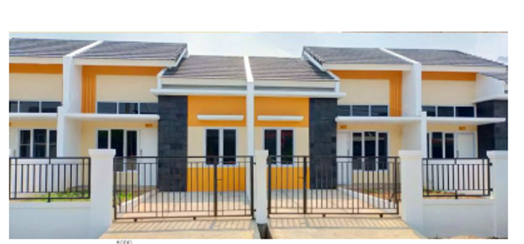 foto tampak rumah tipe CALTHA CASH perumahan Grand Tamansari Residence 1