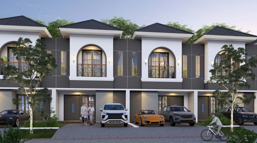 foto tampak rumah tipe MONTANA perumahan Oslo
