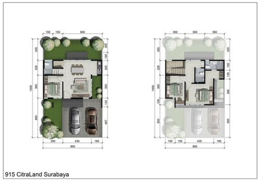 foto denah rumah tipe NEW CONSTANTINE_2026 perumahan STAMFORD PLACE CITRALAND