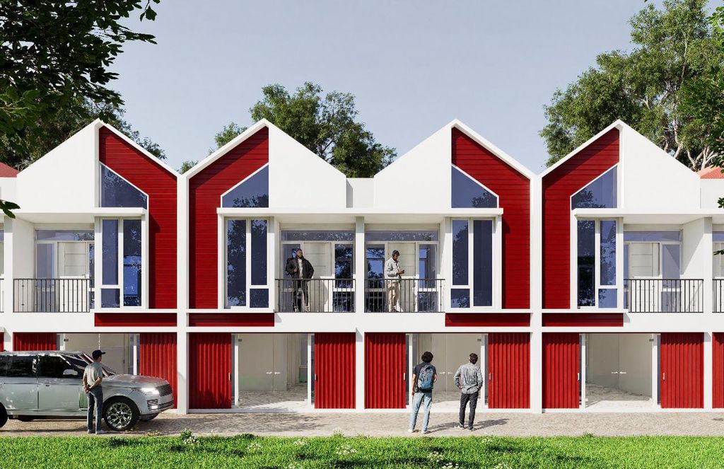 foto denah rumah tipe RUKO perumahan MBR SKYLAND ARJUNA