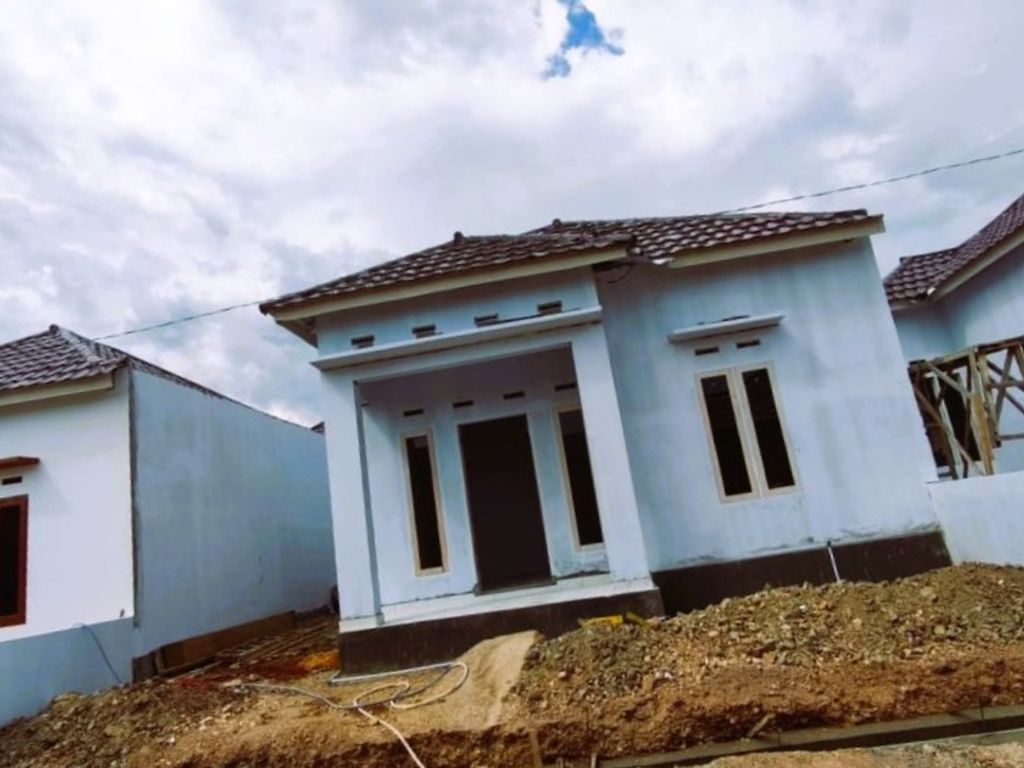 foto tampak rumah tipe 36 perumahan RIFKA LESTARI 1 TAHAP 3