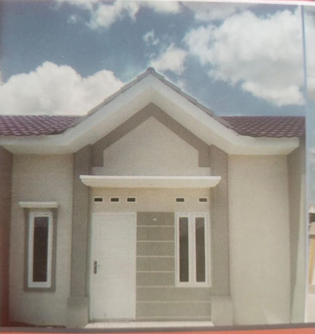 foto tampak rumah tipe 36/78 perumahan VILLA BERLIAN TAHAP 2