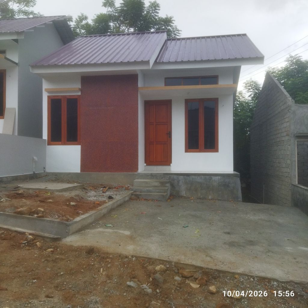foto tampak rumah tipe T. 36/98 perumahan Taman Ria Estate Tahap VI