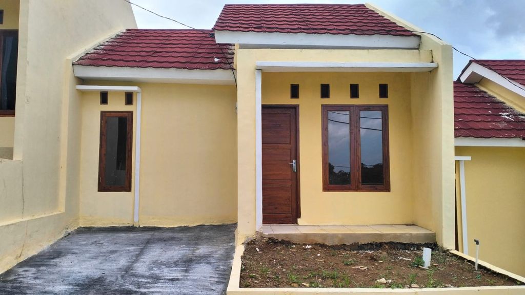 foto tampak rumah tipe 30/60 ASOKA perumahan Taman Asri Regency