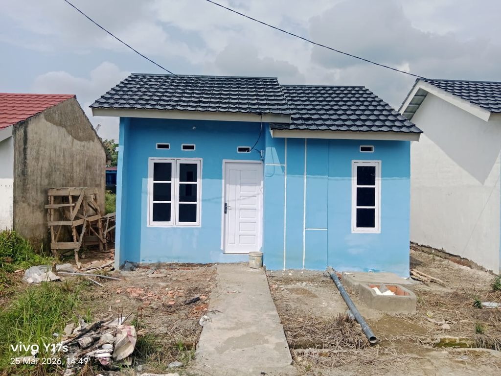 foto tampak rumah tipe SUBSIDI 36/96 perumahan GRIYA BUKIT BARU