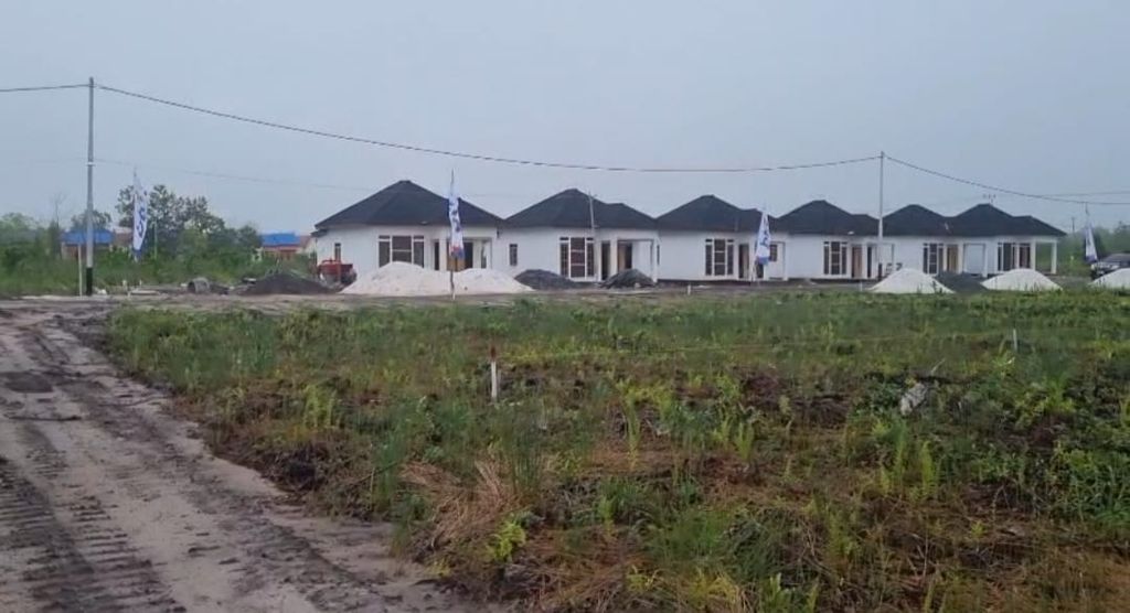 foto posisi tengah perumahan PESONA BHAYANGKARA CITY