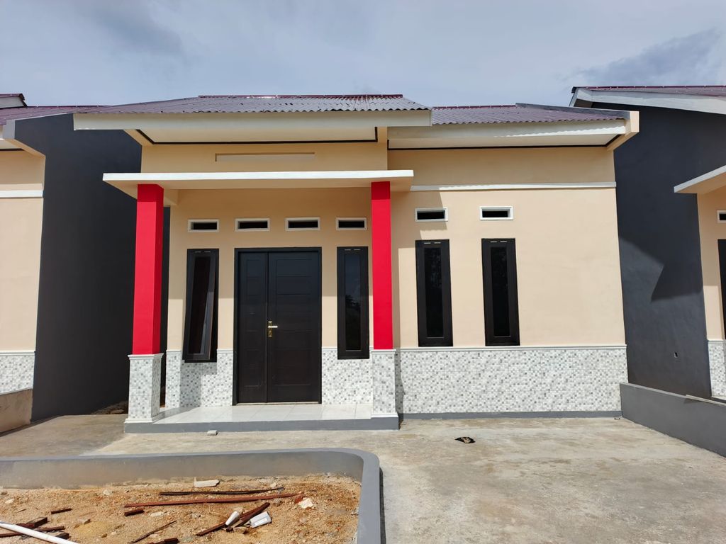 foto tampak rumah tipe RUMAH SUBSIDI perumahan AQWA MULIA RESIDENCE 06