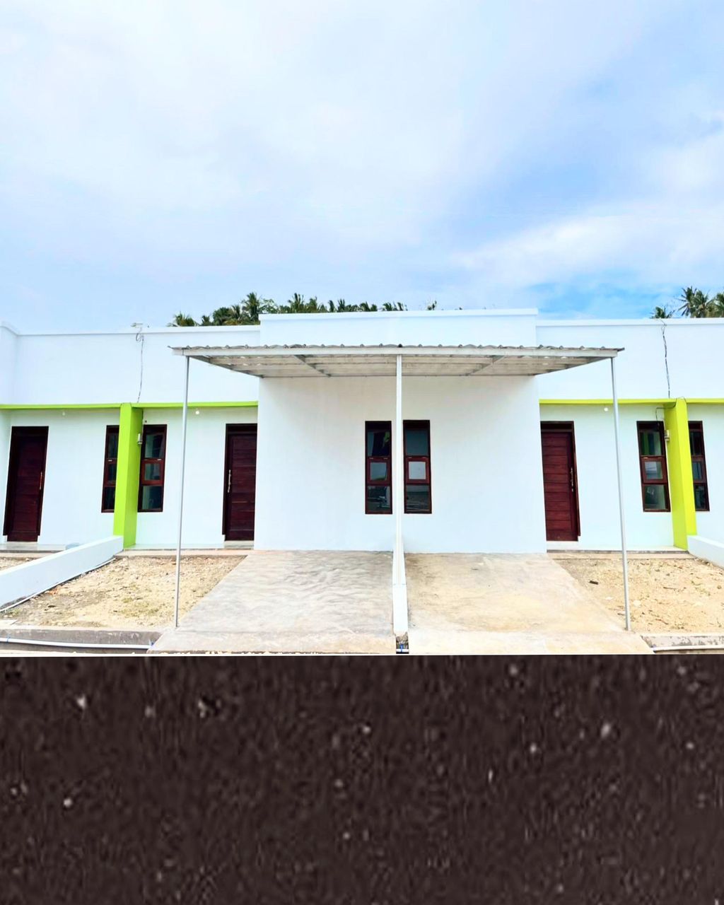foto tampak rumah tipe 36/72 perumahan KOTA BARU PARIGI TAHAP 3
