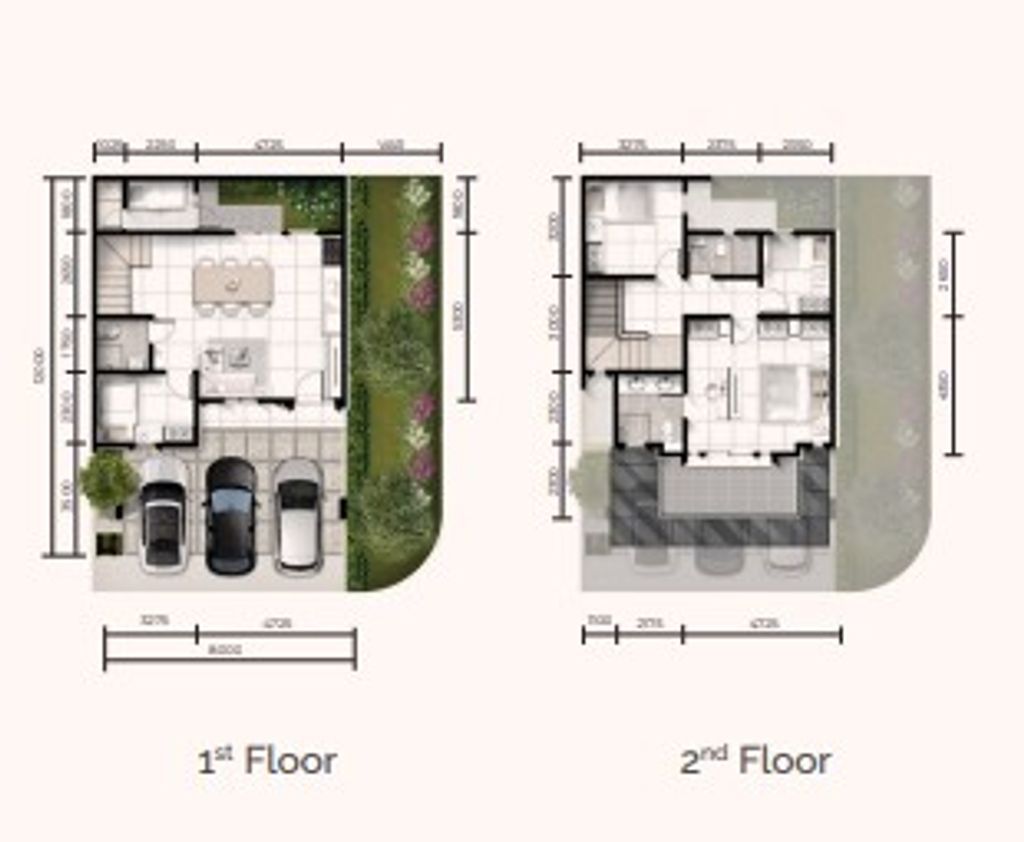 foto denah rumah tipe VILLANDRY 8 perumahan CITRA HOMES HALIM JAKARTA