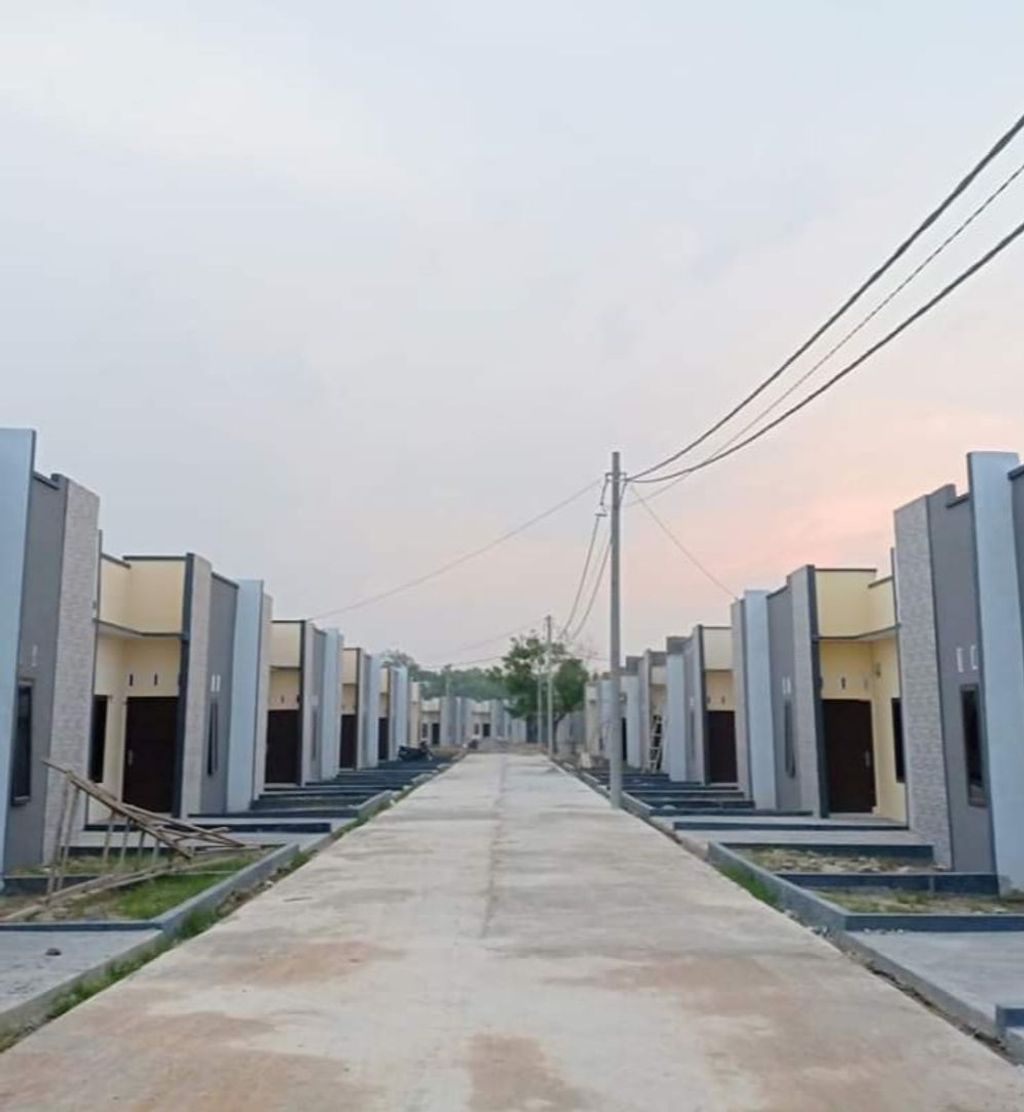 foto tampak rumah tipe 36 perumahan Pesona Indah Residence I