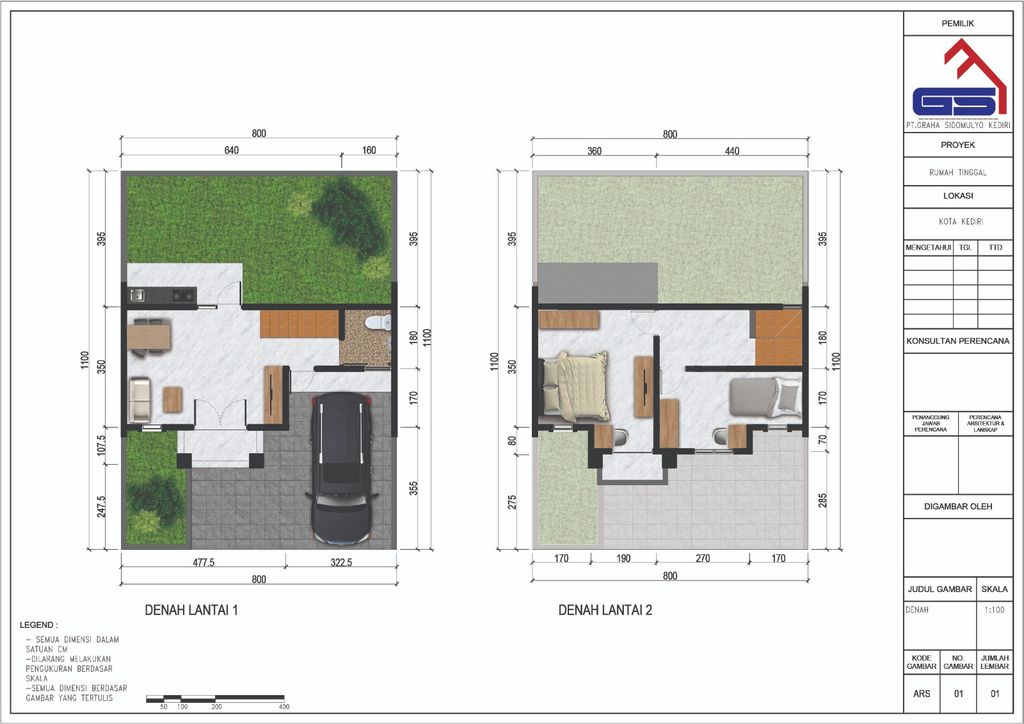 foto denah rumah tipe EDELWEIS perumahan BUNGALOW VILLAGE