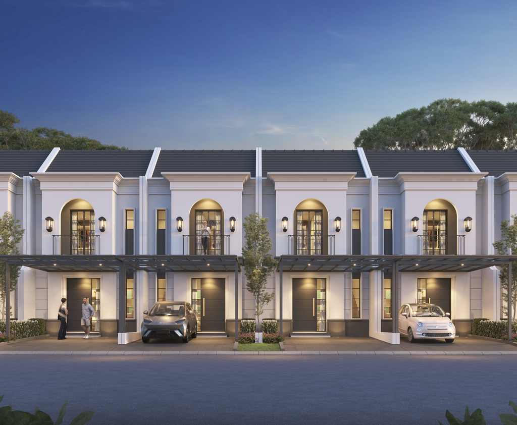 foto tampak rumah tipe Conferta perumahan CITRAGRAND CIBUBUR CBD/CITRAGRAND 2 ( CLUSTER ACHILLEA tahap 2)