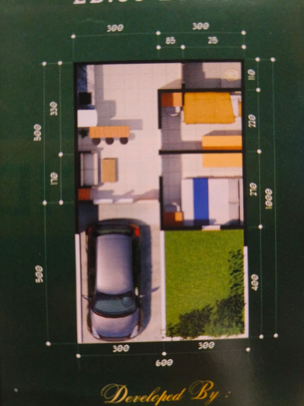 foto denah rumah tipe SUBSIDI PREMIUM perumahan LOGAM BANGUN SETIA-2 TAHAP 5