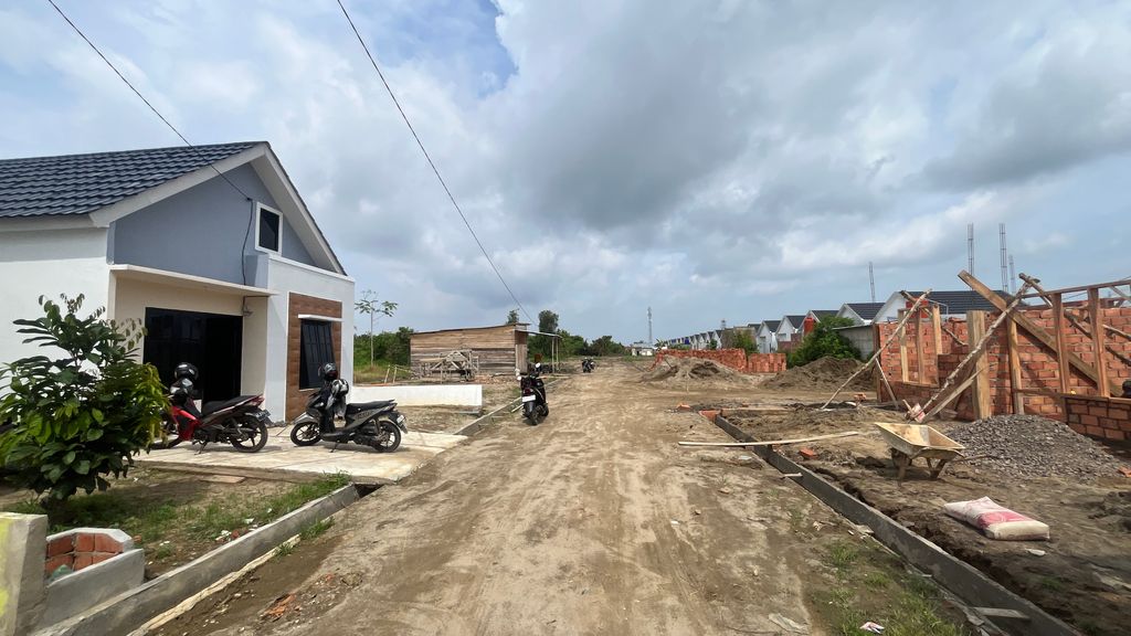 foto denah rumah tipe Subsidi perumahan GRAND PERMATA RESIDENCE
