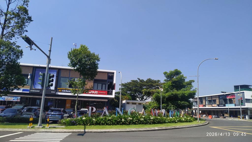 foto gerbang perumahan Tatar Pancawarna