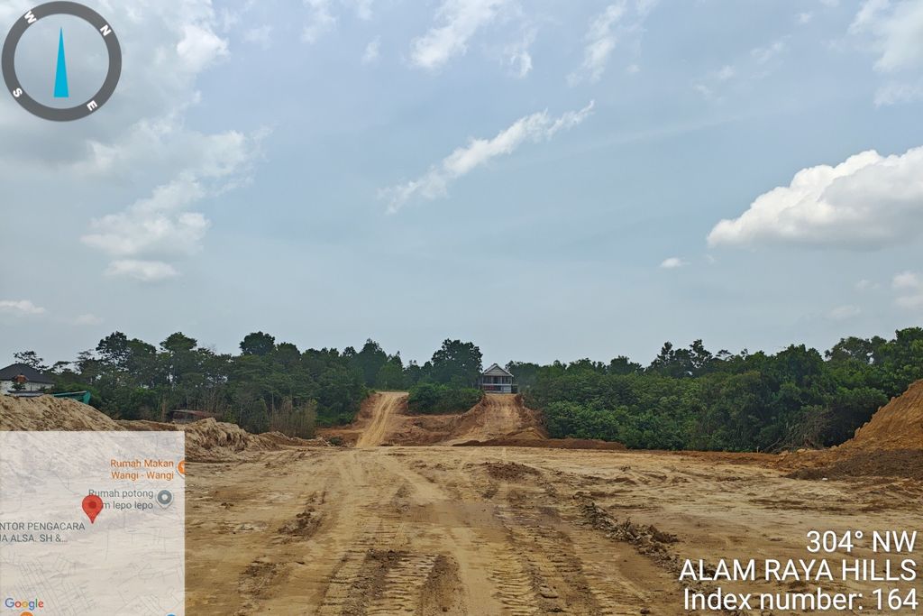 foto contoh rumah perumahan ALAM RAYA HILLS