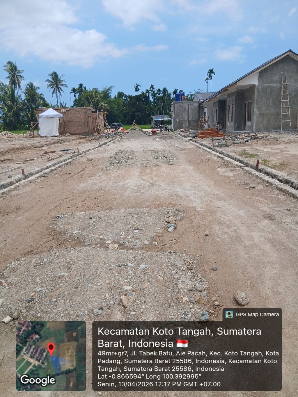 foto posisi tengah perumahan ASIK JAYA RESIDENCE 4