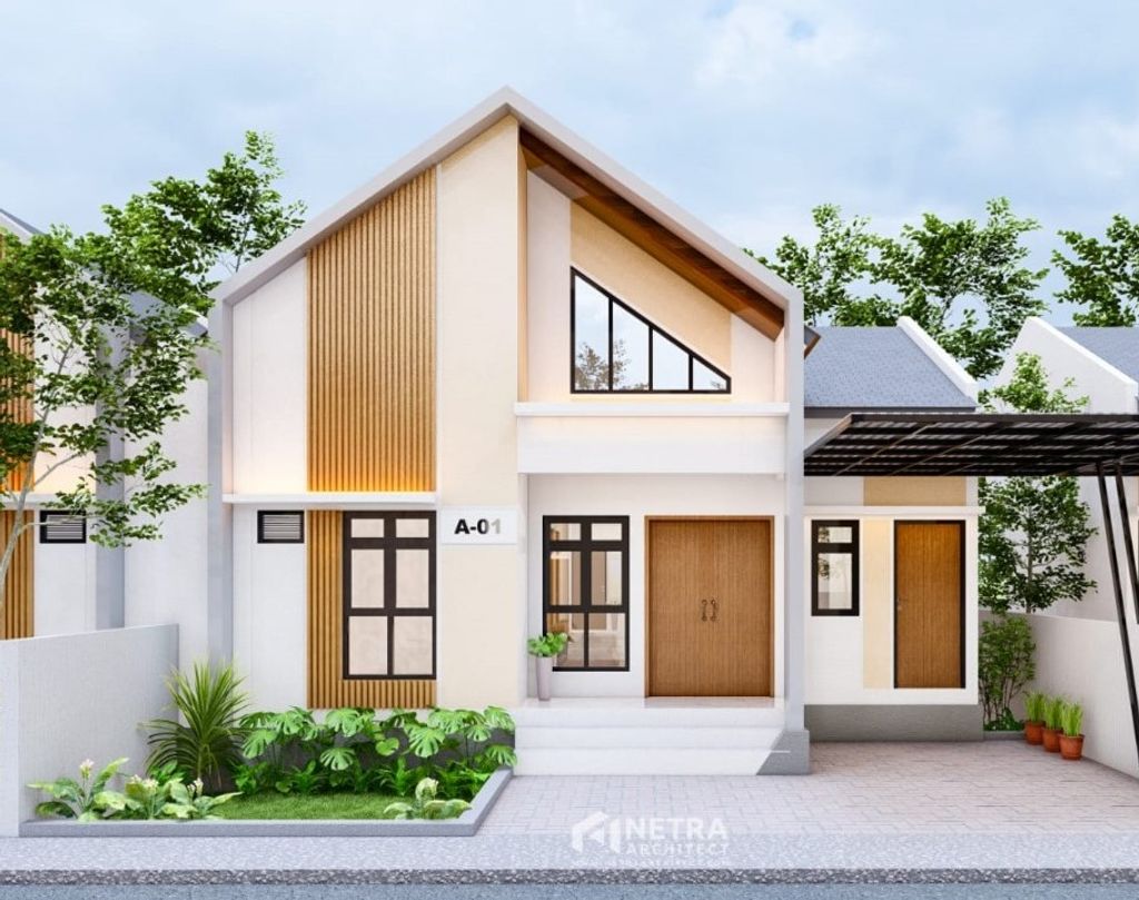 foto tampak rumah tipe 70 perumahan BILAL RESIDENCE