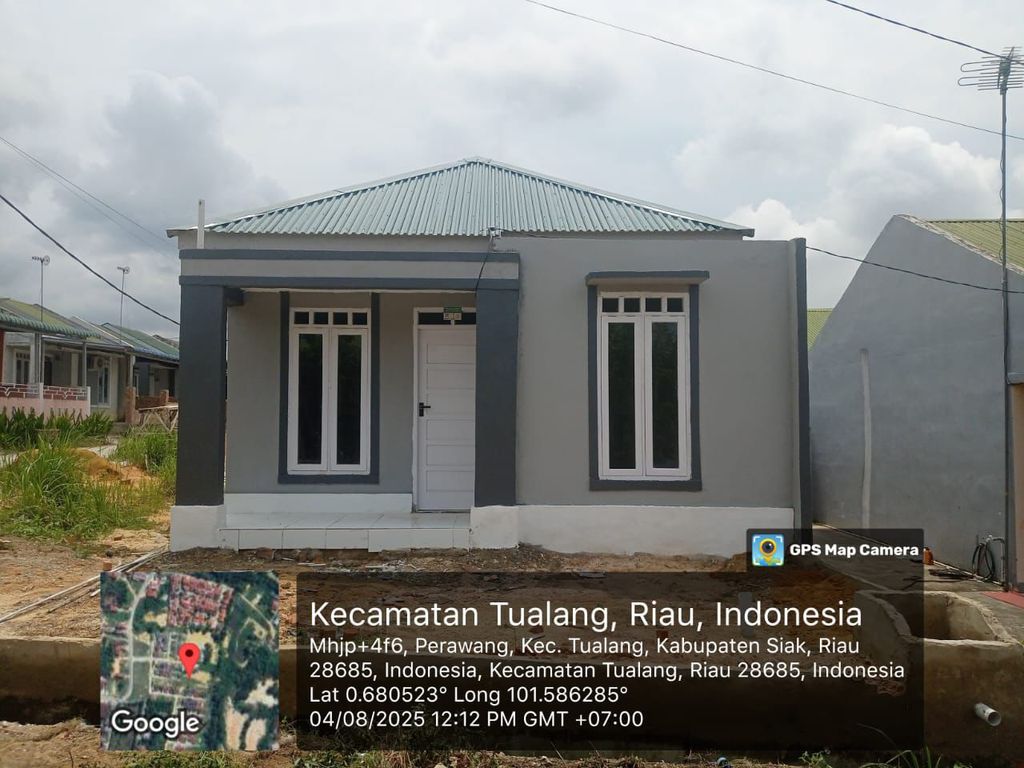 foto tampak rumah tipe 36 SUBSIDI perumahan Griya Athaya Tualang