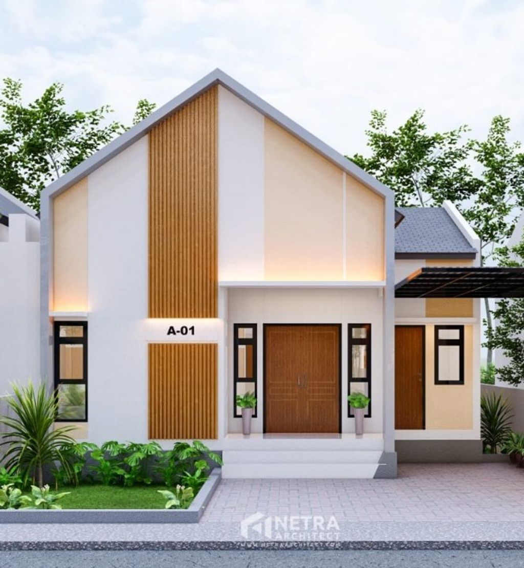 foto tampak rumah tipe 60 perumahan BILAL RESIDENCE