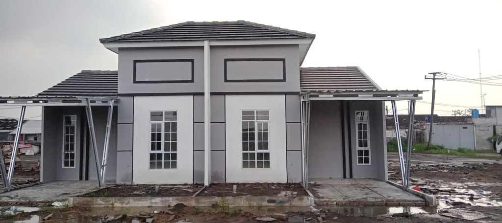 foto tampak rumah tipe 29/60 TAHAP BARU perumahan Taman Kertamukti Residence