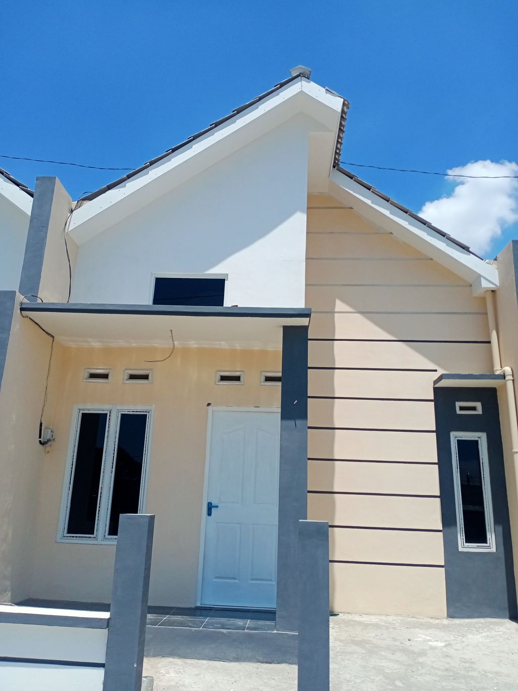 foto tampak rumah tipe 30/60 KOMERSIL 2026 perumahan BUMI SAFIR RAYA