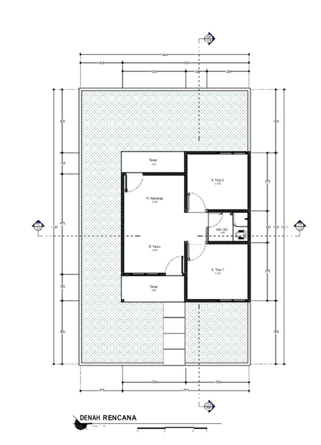 foto denah rumah tipe SUBSIDI 36 perumahan RESIDEN HILL