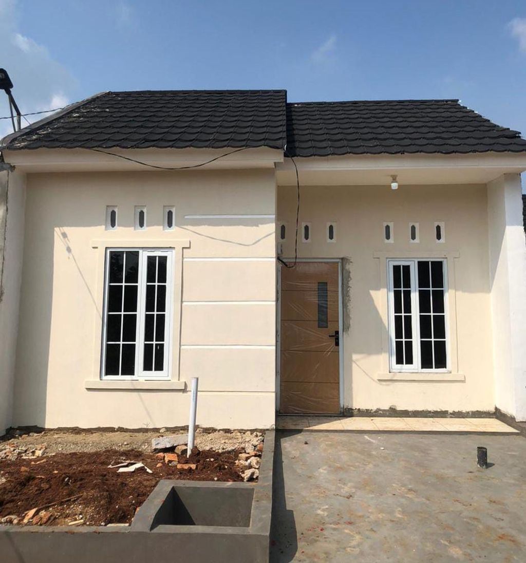 foto tampak rumah tipe 33/60 perumahan PESONA PELANGI RESIDENCE