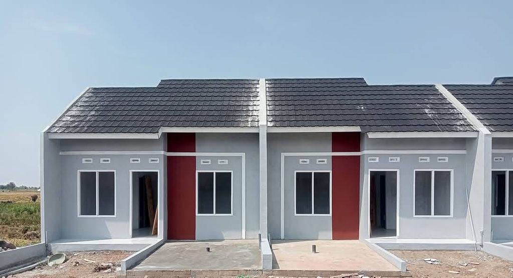 foto tampak rumah tipe Subsidi Terbaru perumahan Panorama Anjatan Village