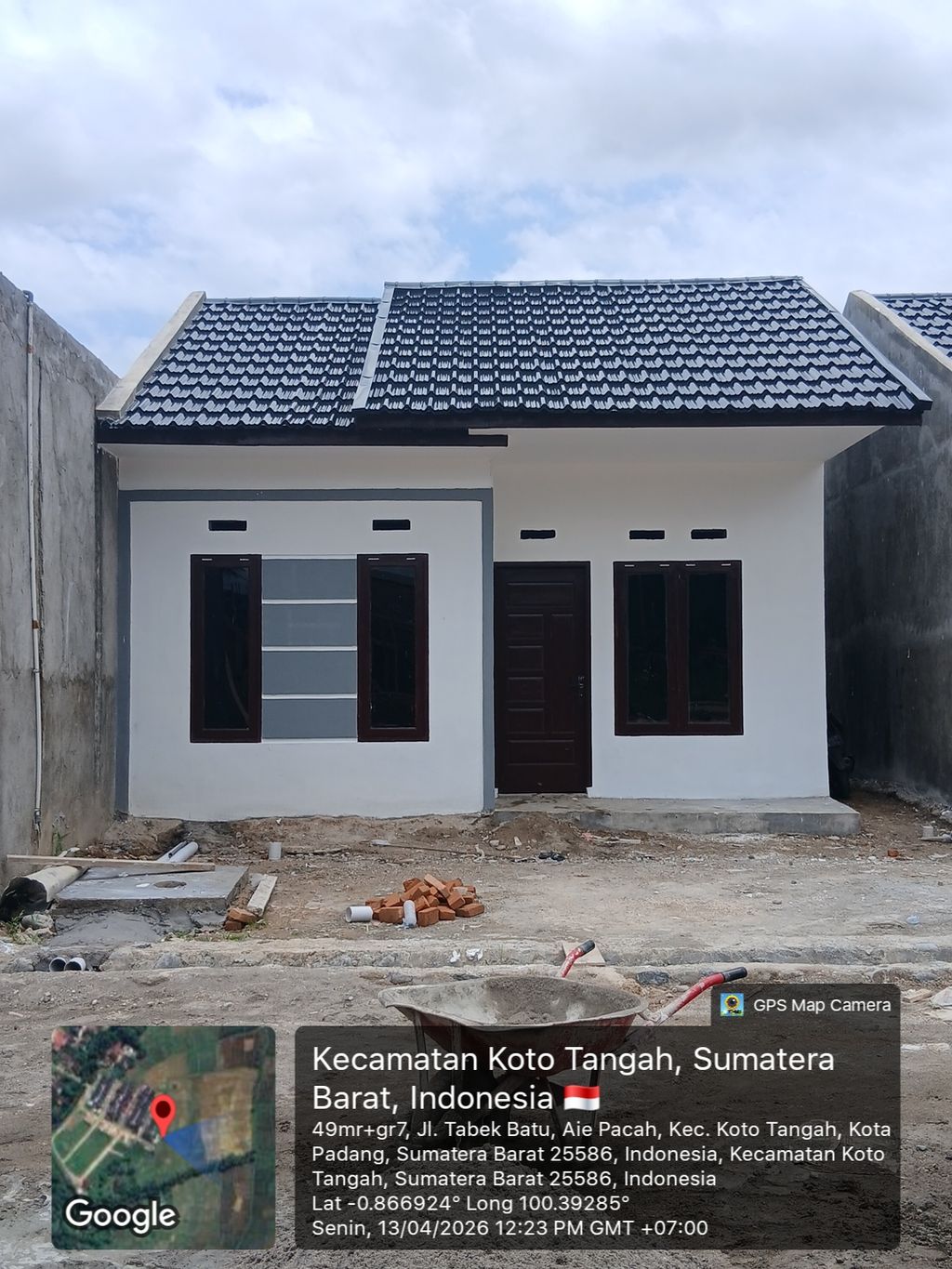 foto tampak rumah tipe 36 perumahan ASIK JAYA RESIDENCE 4