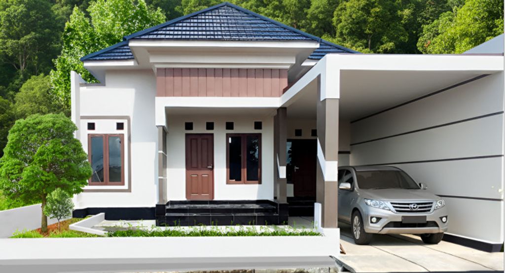 foto tampak rumah tipe NEW MODEL LINDA REGENCY 5 TAHAP 2 (NEW) perumahan LINDA REGENCY 5-BELIMBING RAYA