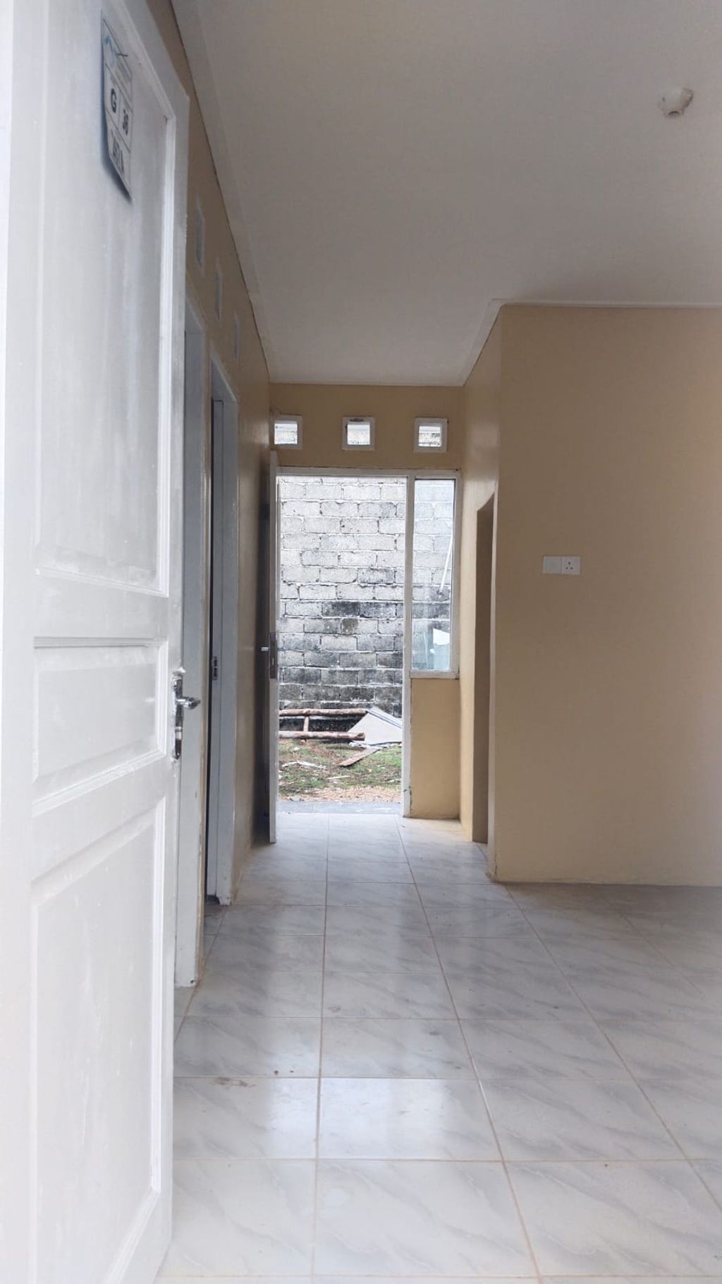 foto denah rumah tipe RST 36/108 Blok G New perumahan Perumnas Bumi Air Raja