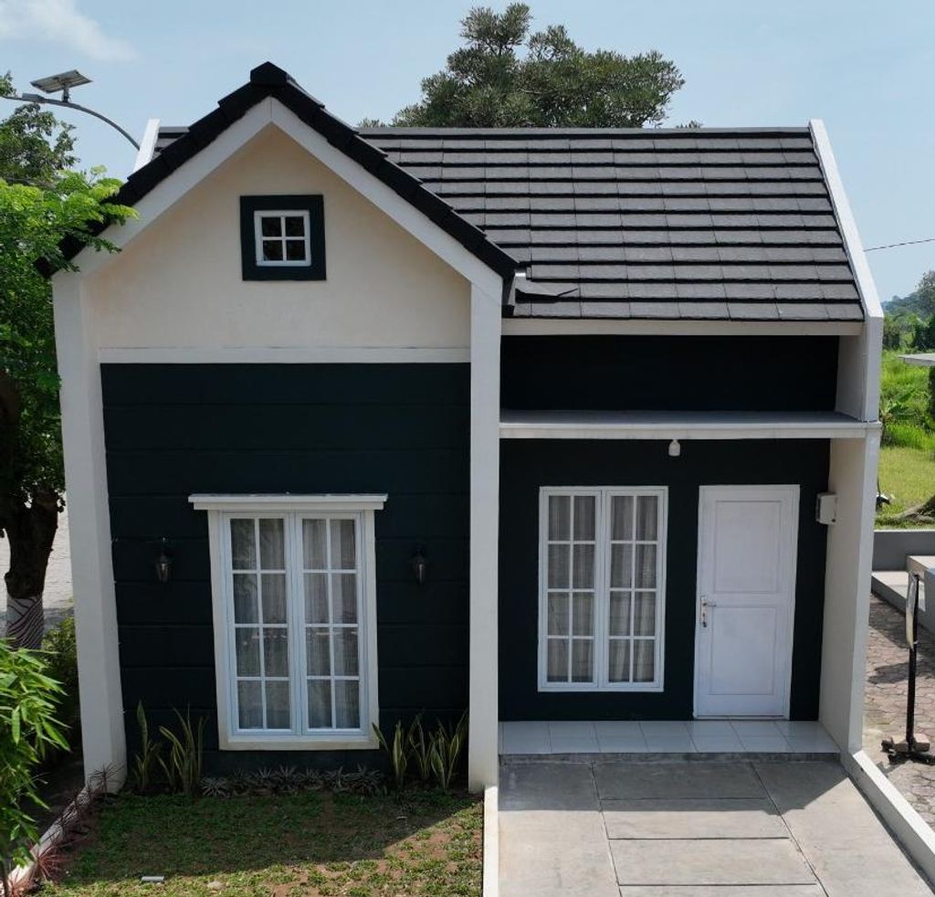 foto tampak rumah tipe NEW VKK perumahan VILLA KENCANA KARAWANG
