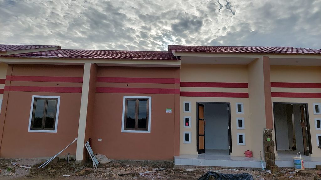 foto tampak rumah tipe single terbaru perumahan PERUMAHAN MULIA INDAH 2