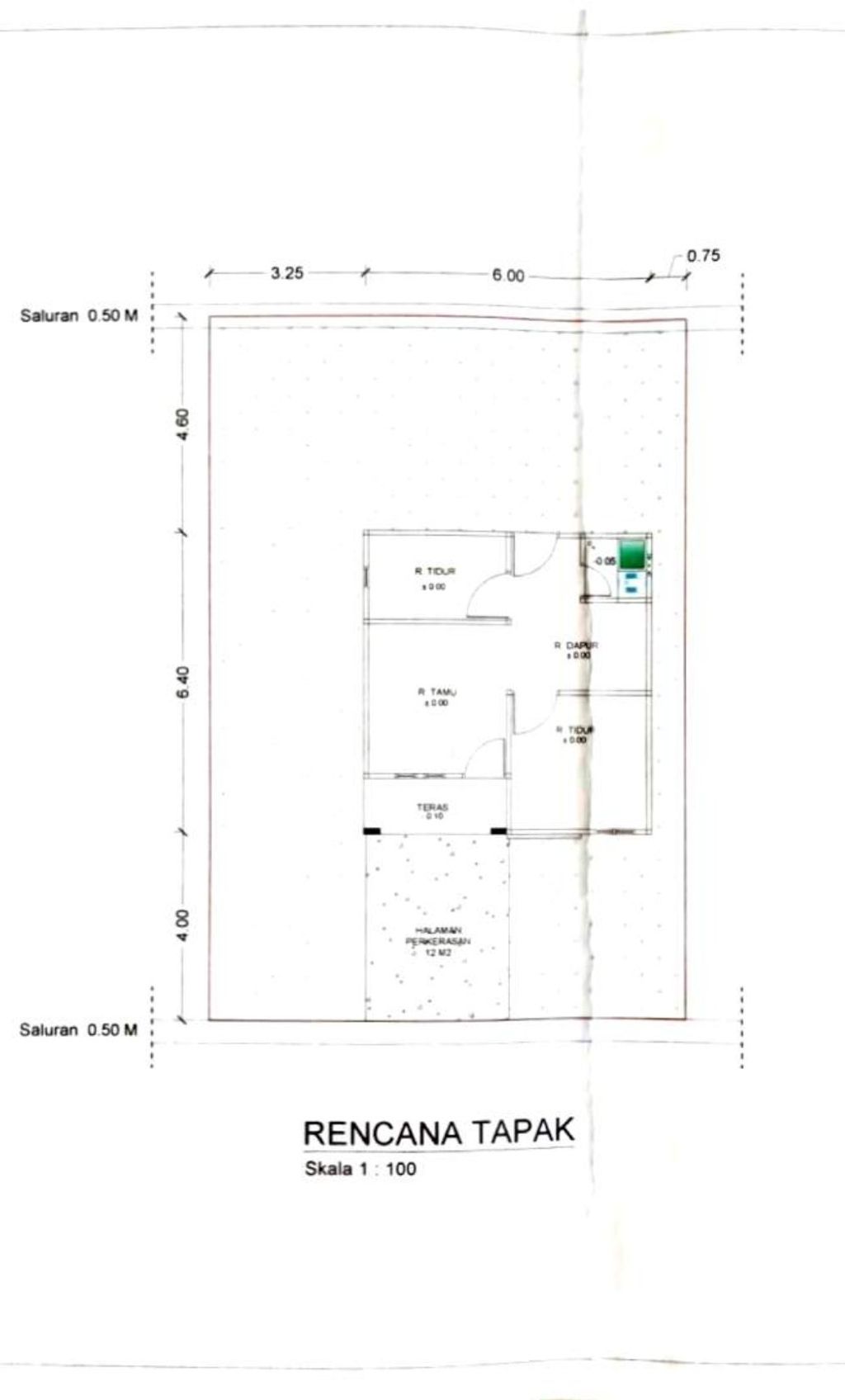 foto denah rumah tipe 36 perumahan NUANSA ALAM RESIDENCE 3