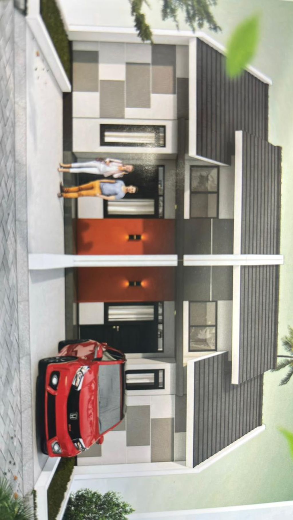 foto tampak rumah tipe 30/66 perumahan GRAHA PESONA LAWANG TAHAP 2