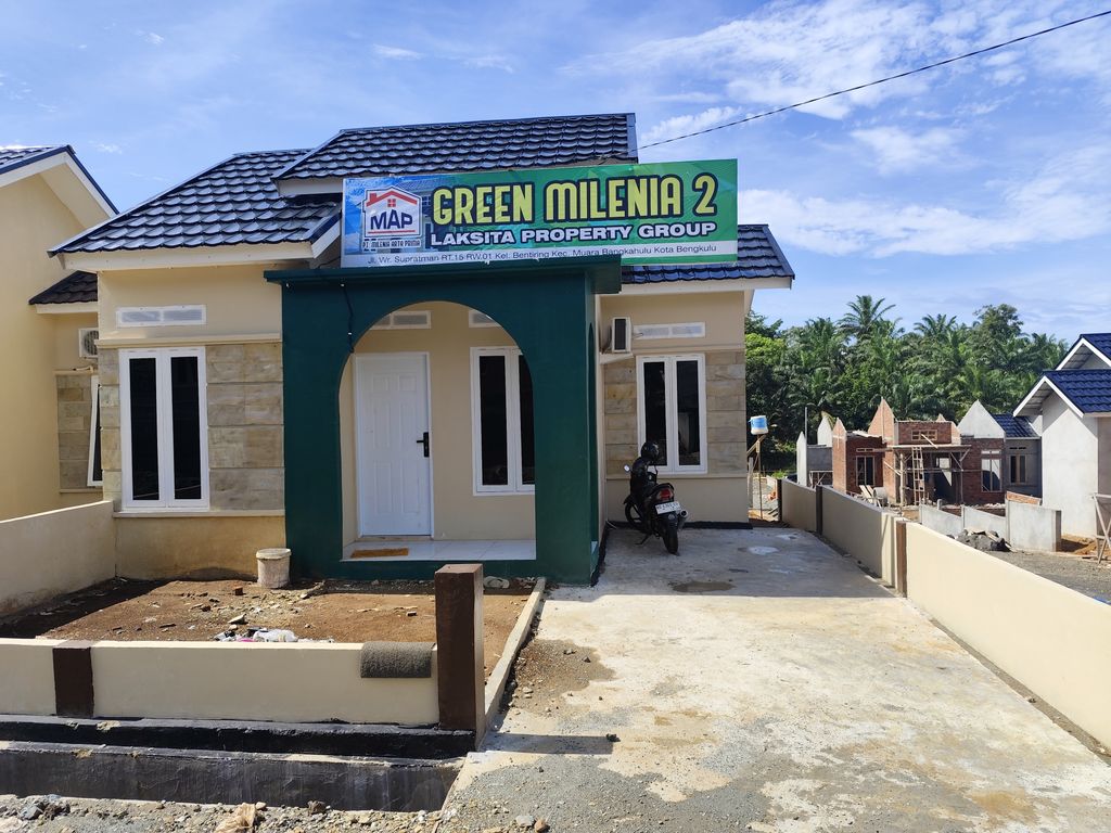 foto contoh rumah perumahan GREEN MILENIA 2