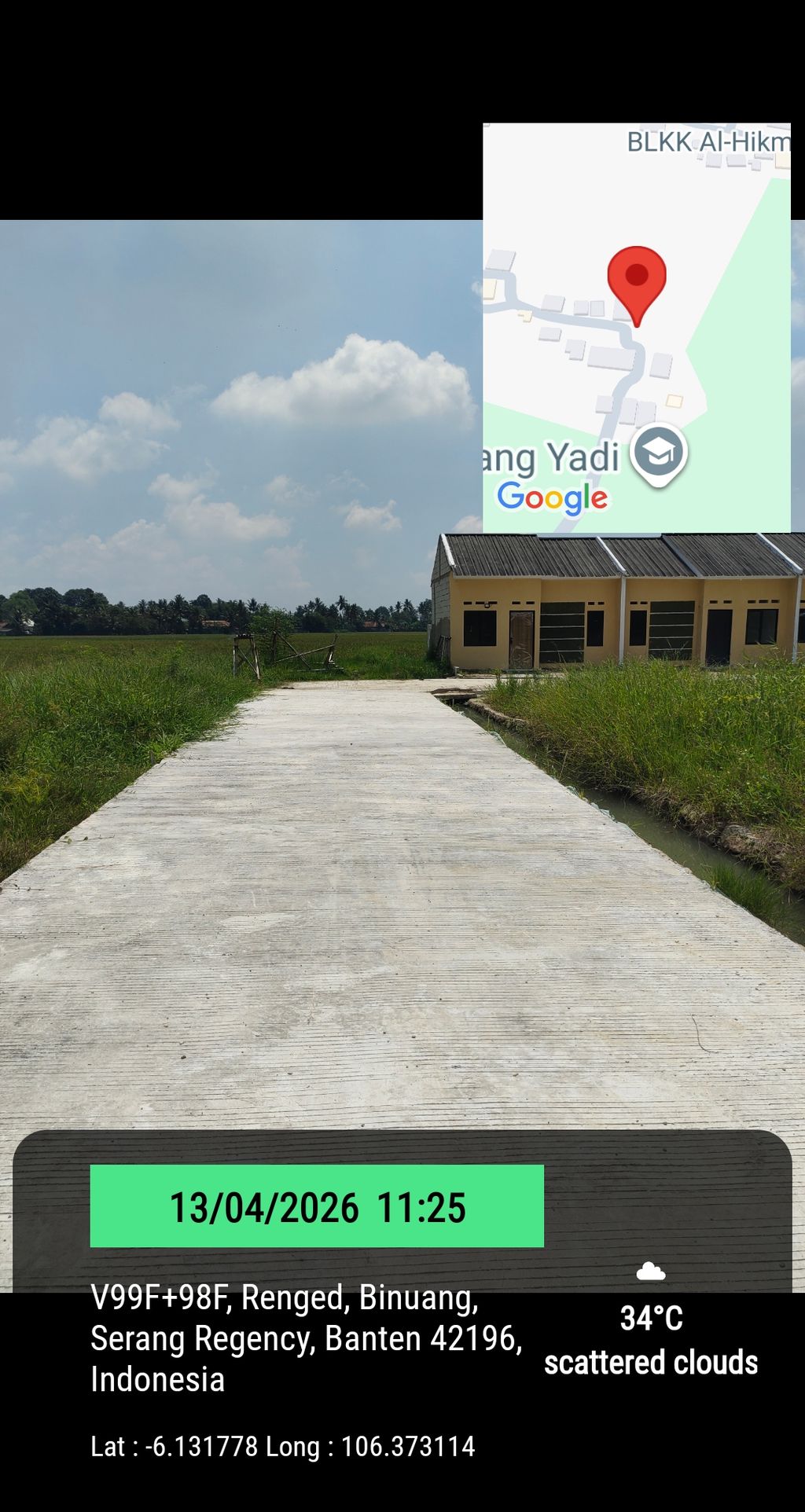 foto gerbang perumahan BUMI TANGERANG PERMAI