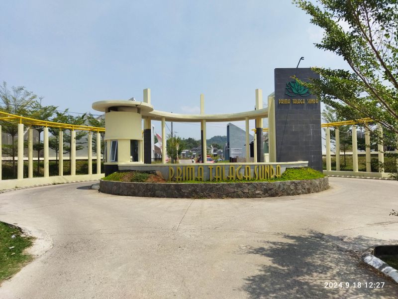 foto gerbang perumahan PRIMA TALAGA SUNDA