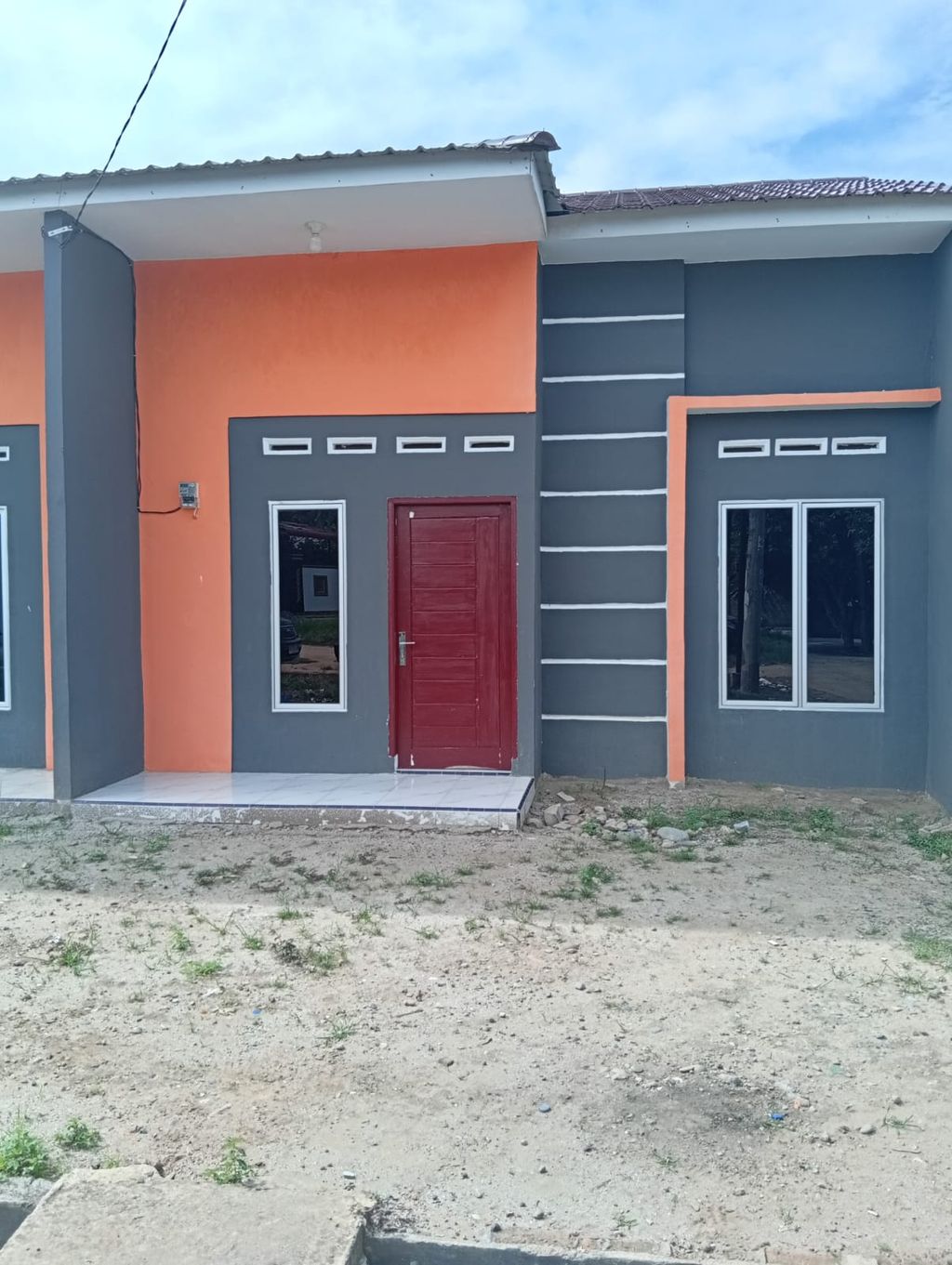 foto tampak rumah tipe 36 perumahan PERUMAHAN JATI RESIDENCE