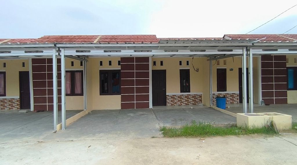 foto tampak rumah tipe 29/60 perumahan SUKAMANAH RESIDENCE